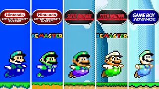 Evolution of Luigi in Super Mario World [The Definitive Edition]