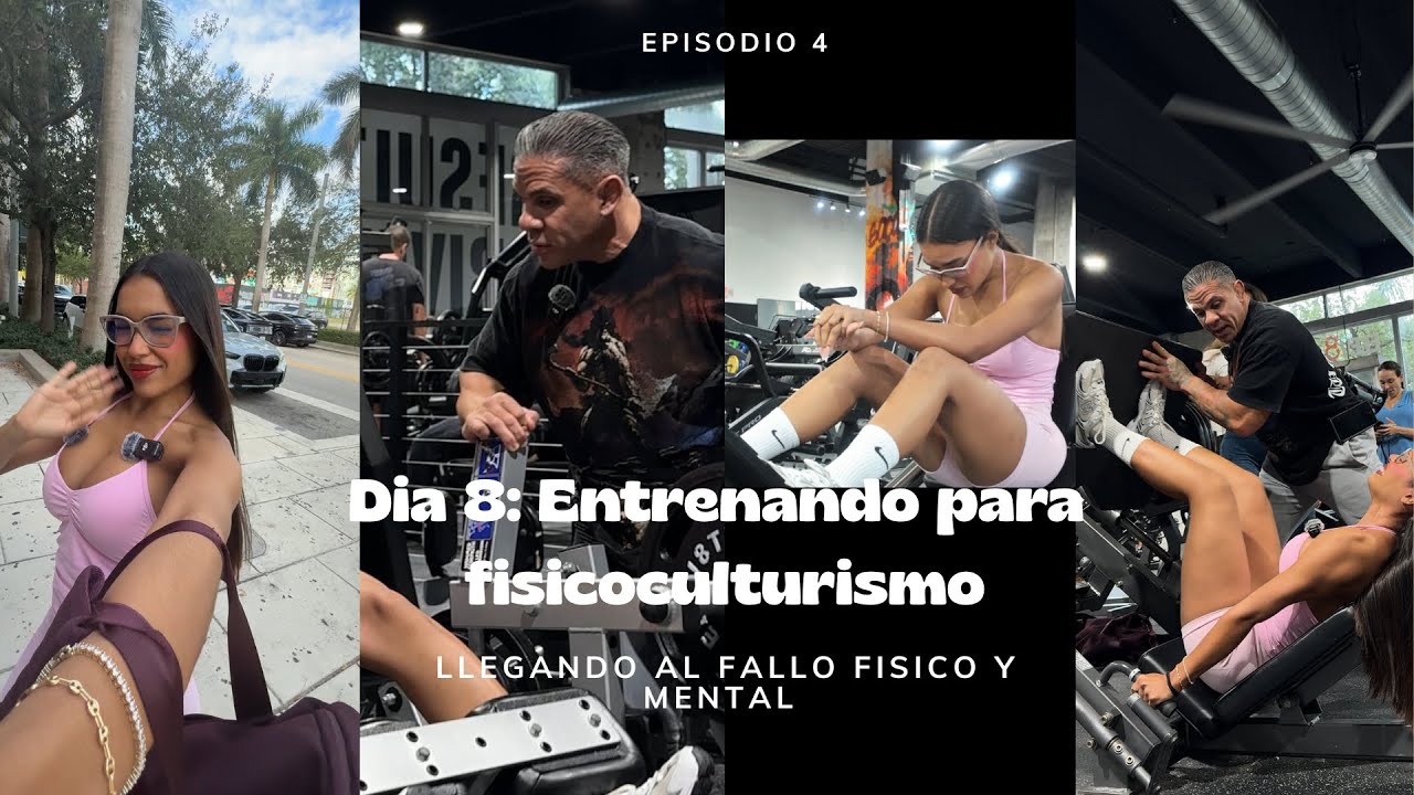 LLEGANDO AL FALLO FÍSICO Y MENTAL ☠️ entrenando para físico culturismo 🏋️‍♀️ | Semana 2 | Ep:4
