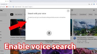 Fix to search by voice go to your browser settings and allow access to microphon screenshot 4