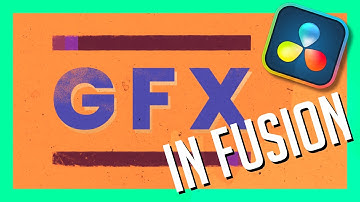 How I Make Motion Graphics in Fusion! - DaVinci Resolve Tutorial