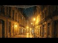 Walking in the very heavy rain  walk at night  bordeaux 4k france asmr rain sounds for sleeping