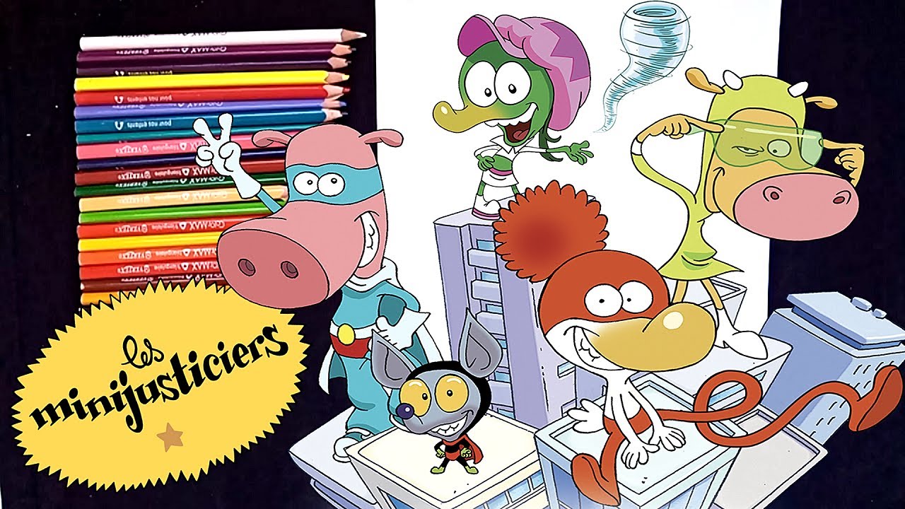 How to Draw Les Minijusticiers – Easy Step-by-Step # 144