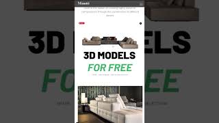 Top 10 Sites to Get 3D Models for FREE! #shorts