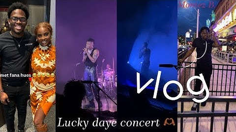 Vlog : St louis Lucky daye concert 🫶🏾 + I MET FANA HUES 💕🥹🥹🥹🥹 .
