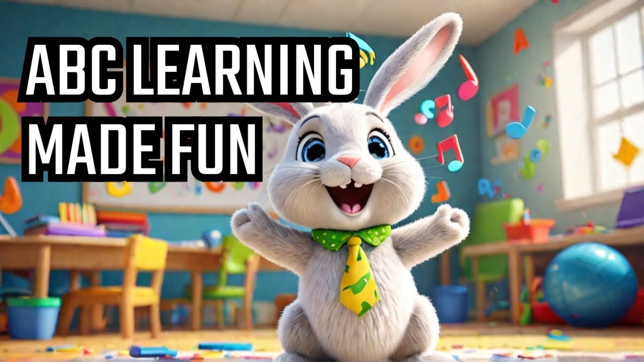 ABC Alphabet Song for Kids | Learn ABC with Cute Bunny 🐰 | Fun ...