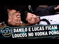 Lucas Lucco e Danilo ficam loucos jogando Vodka Pong | The Noite (29/08/17)