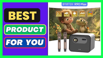 BYINTEK R90 Max 4K Projector Full HD 1080P 2200 Anis