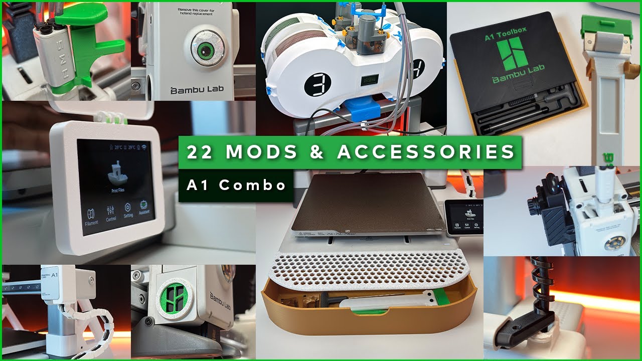 I 3D Printed & Tested ALMOST Every Mod for Bambu Lab A1 Combo – Here’s My Rating! 🔥🛠️ #3dprinting