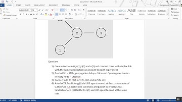 Simulation and Analysis of Queuing Mechanism(s) in a Star Topology using Ns2