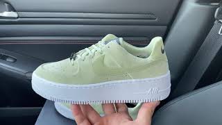 nike air force 1 sage olive aura