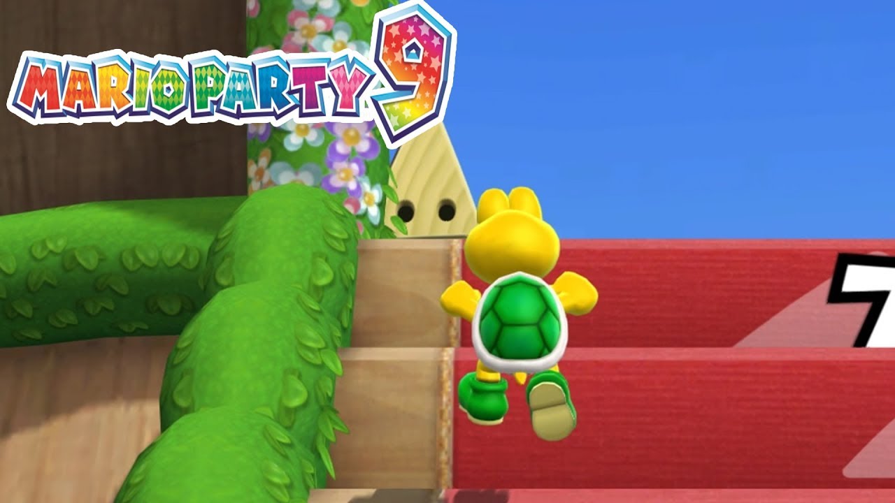 Mario Party 9 - Step it Up Koopa Troopa vs Mario vs Wario vs Luigi - Gameplay #17