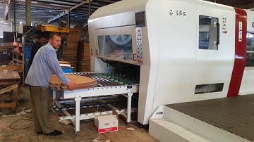 C165 AUTOMATIC DIE CUTTING AND CREASING MACHINE WITH STRIPPER C165