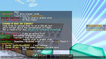 Mineland.net | How to chat in Global Chat!