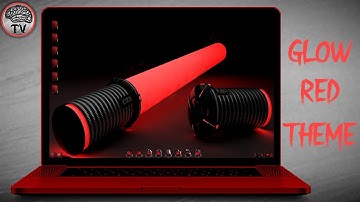 Make Windows Look Better |Glow Red Theme| 2022| Easy Windows 10 Customization