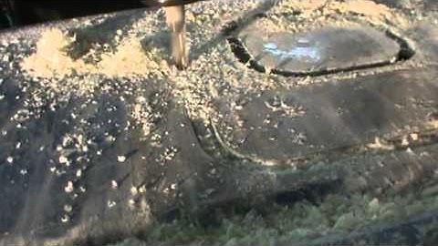 Bridgeport Series II special With Anilam 3300MK control Shown Running a part