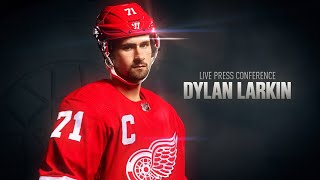 Detroit Red Wings Press Conference | Dylan Larkin on the Captaincy