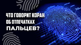 Что говорит Коран об отпечатках пальцев?