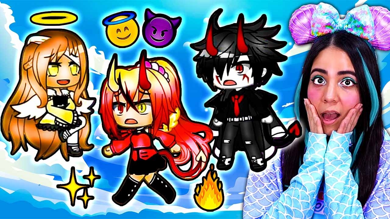 😇😈 The Daughter of an Angel and Satan 2 & 3 😇😈 Gacha Life Mini Love Story Movie Reaction