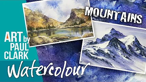 How to Paint Mountains in Watercolour - 3 Easy Ways!