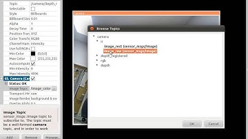 Visualizing infrared image stream from Asus xtion pro live using rviz.