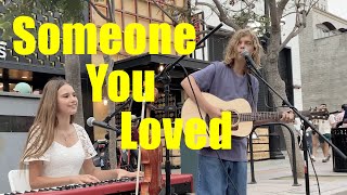 AMAZING STREET DUO! | Someone You Loved I Lewis Capaldi | Oscar Stembridge & Karolina Protsenko