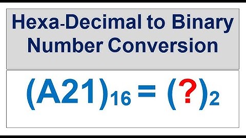 Hexa-Decimal to Binary Conversion In Hindi | How to Convert Hexa-Decimal to Binary By Rohit shanu