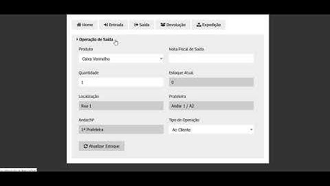 [EM BREVE] Controle de Estoque  PHP -  Projeto Em Andamento