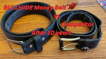 BULLHIDE Money Belt after 10 years