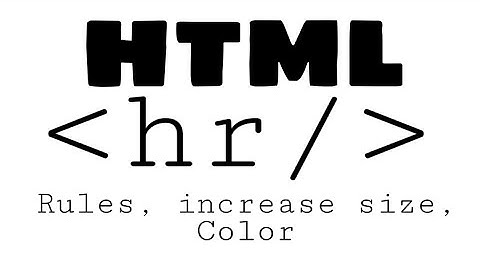 HTML hr tag (horizontal line), increase size, color fill in html By shine AP