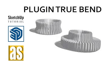 How to use True Bend Plugin in SketchUp | SketchUp Tutorial