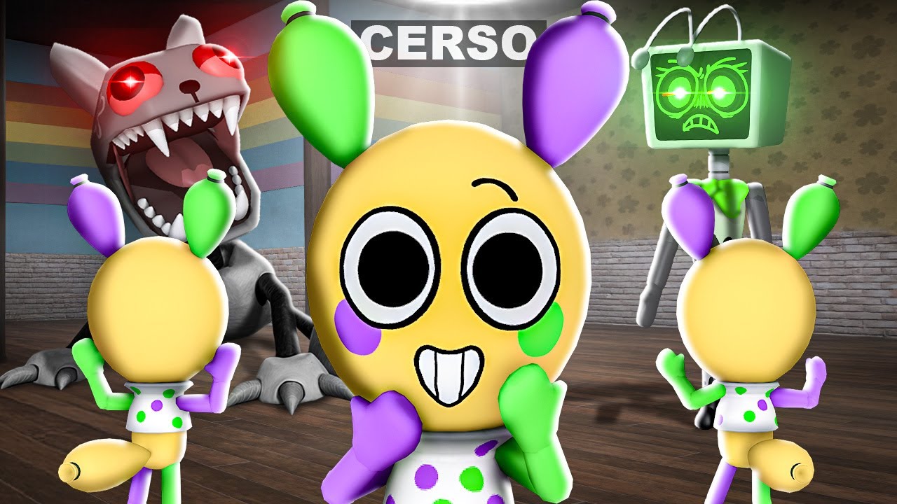 🌸* +20 PISOS * LOOEY RUN pero APARECEN 3 MAINs JUNTOS 😱 Cerso Roblox Dandys World