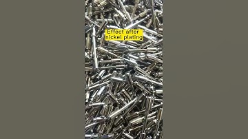 Nickel plating process,do you like this effect?#nickelplating