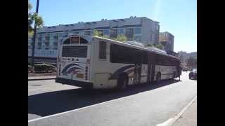 Route 158 bus along Harbor Boulevard