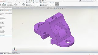 Session-6 SOLIDWORKS Tutorial | Designing a Complex Mechanical Bracket from Start to Finish