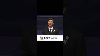 RM giving speech at the APEC CEO Summit Korea 2025  ( FULL SPEECH  )