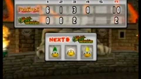 Mario Super Sluggers Story Mode vs Team Bowser Part 2