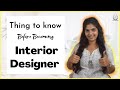 Things you should consider before becoming interior designer  trishna design