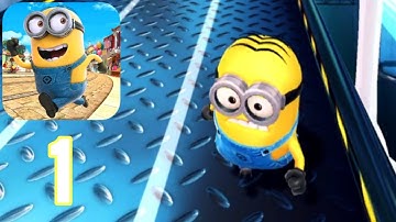 Minion Rush - Gameplay Walkthrough - Part 1 - Chapter 1 (iOS,Android)