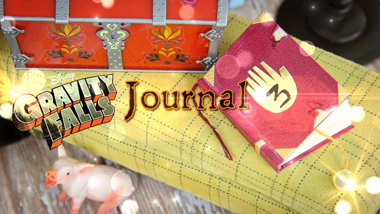 DIY - How to Make: DISNEY GRAVITY FALLS Journal 3 - Handmade - Doll