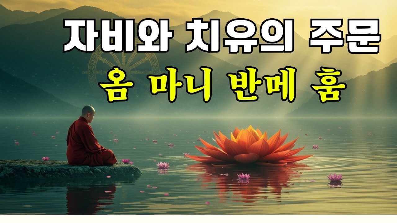 모든 번뇌 사라지는 불교 명상음악｜옴 마니 반메 홈 자비·치유