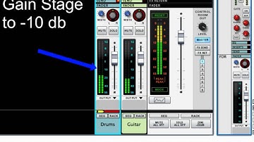 Gain Staging - Gain Structure - Balance Tracks - SSL Mixer Series - Reason - LearnReason