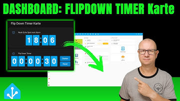 Home Assistant Flipdown Timer Karte Dashboard Integration