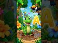🍎 A for Alligator | ABC Jungle Adventure Song #Shorts