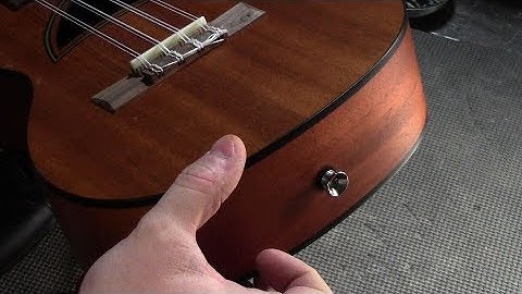 Installing Strap Buttons