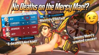 No Deaths on the Mercy Map!? 😉 - Mercy Gameplay & Commentary - Overwatch 2 (Season 11)