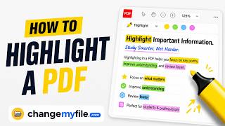 How to Highlight Text in a PDF File for FREE