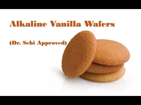 Vegan Vanilla Wafers - Dr Sebi Alkaline Food