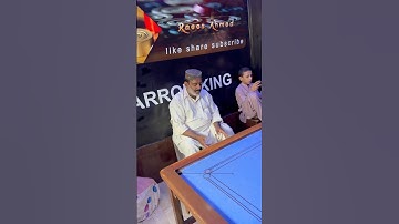 New trick shot Carrom board🤴#shorts