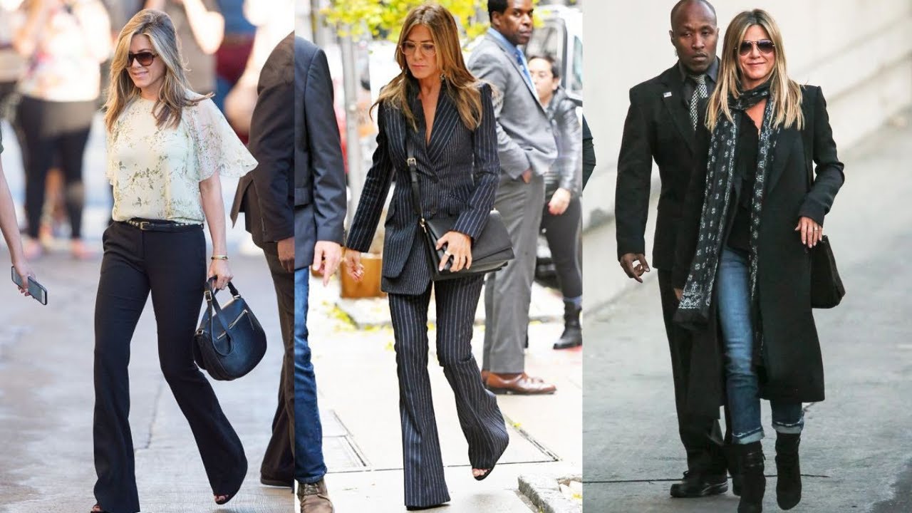 Jennifer Aniston's Natural Street Fashion 🖤👀 #jenniferaniston # ...