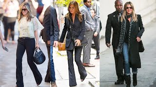 Jennifer Aniston's Natural Street Fashion 🖤👀 #jenniferaniston #streetstyle #KATH